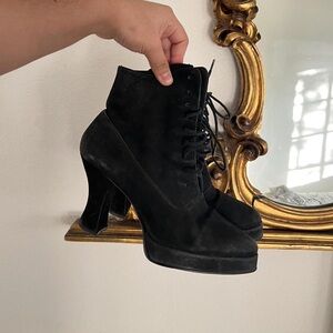American Vintage Dark Heeled Boots